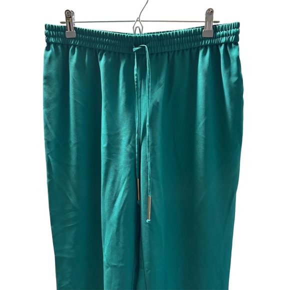 DIANE VON FURSTENBERG Bonnet Pant in Juniper Green | Size 10 - Picture 2 of 7
